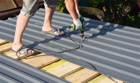 how to put a sheet metal roof on a shed|metal roof installation diagram.